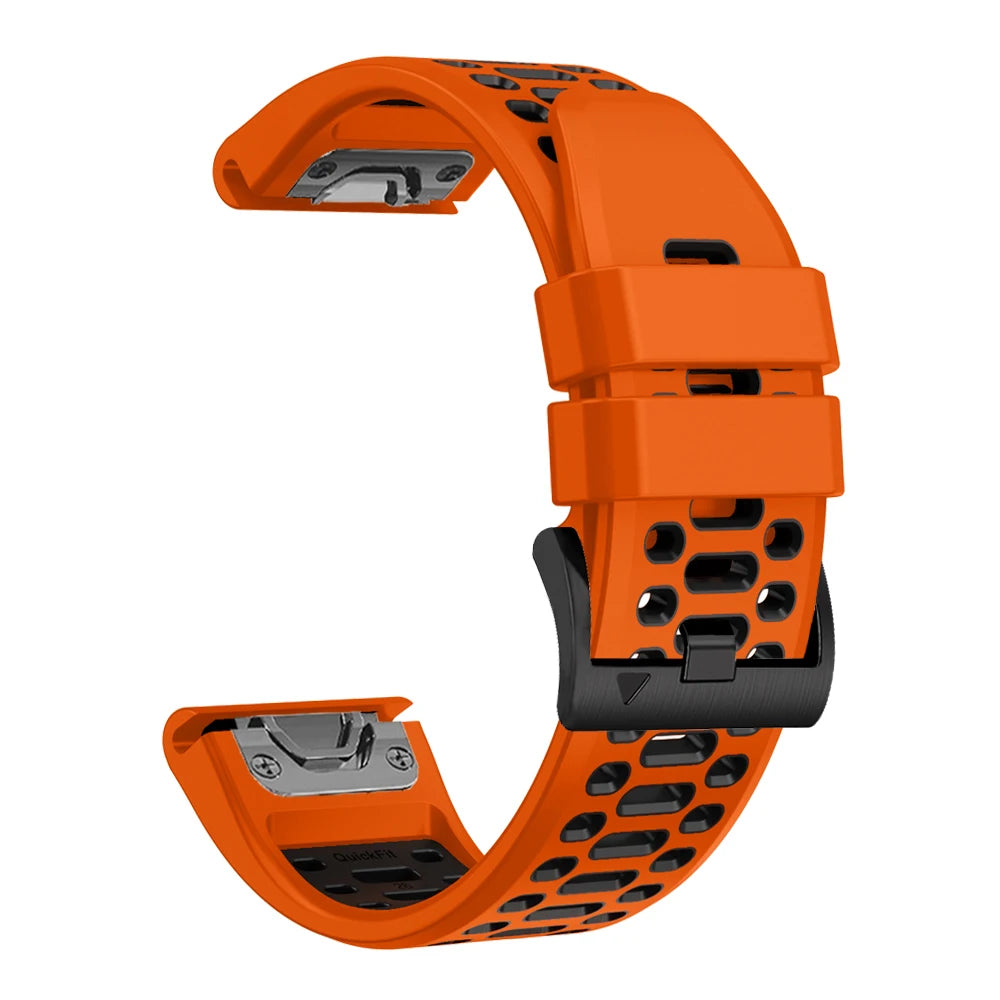 Silicone Watch Band for The Garmin Fenix 6 & 6 Pro (available in 12 colours)