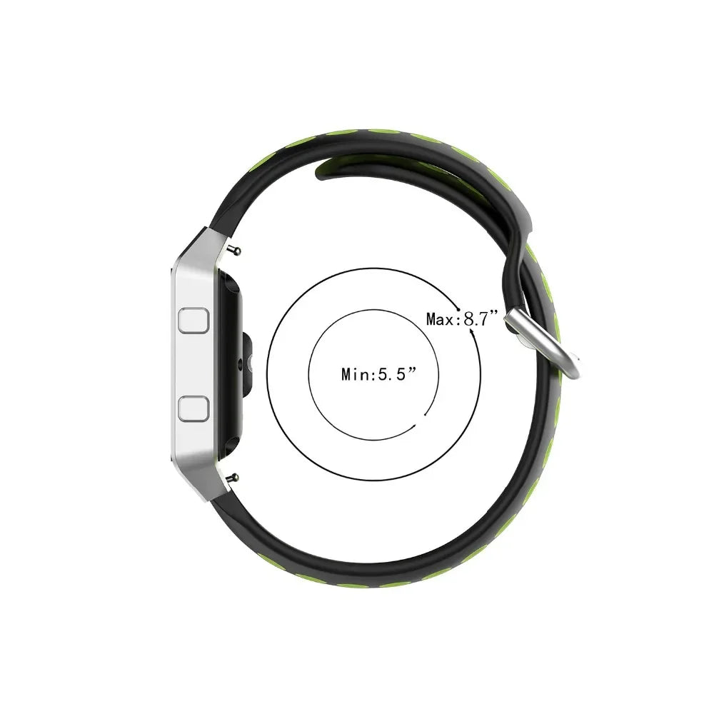 Silicone Sport Strap for the Fitbit Blaze/Versa/Versa 2/Lite Series (15 colours available)