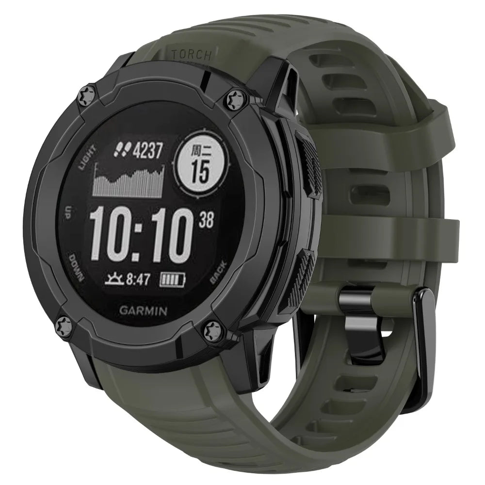 Silicone Strap for the Garmin Instinct 2X Solar Series (available in 4 colours)