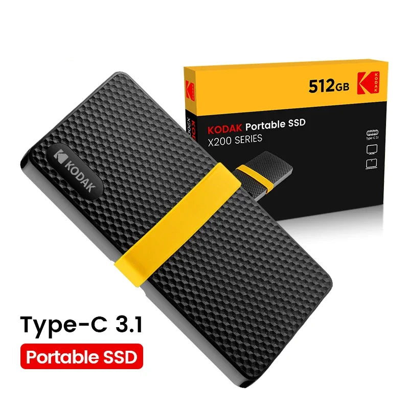 External Portable SSD USB 3.1 – Mini Hard Drive (256GB - 1TB)