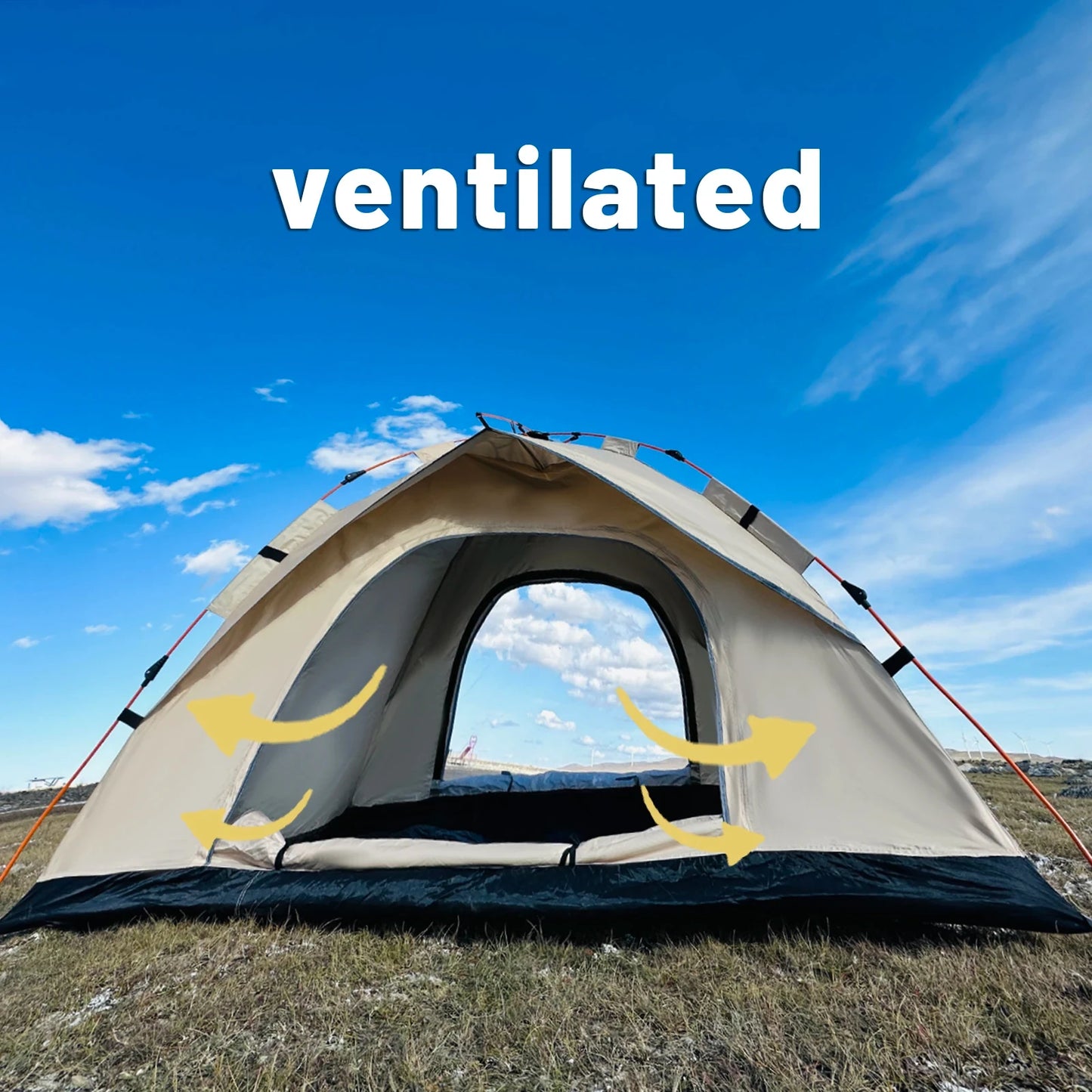 Automatic Quick-Open Camping Tent (2 sizes available)