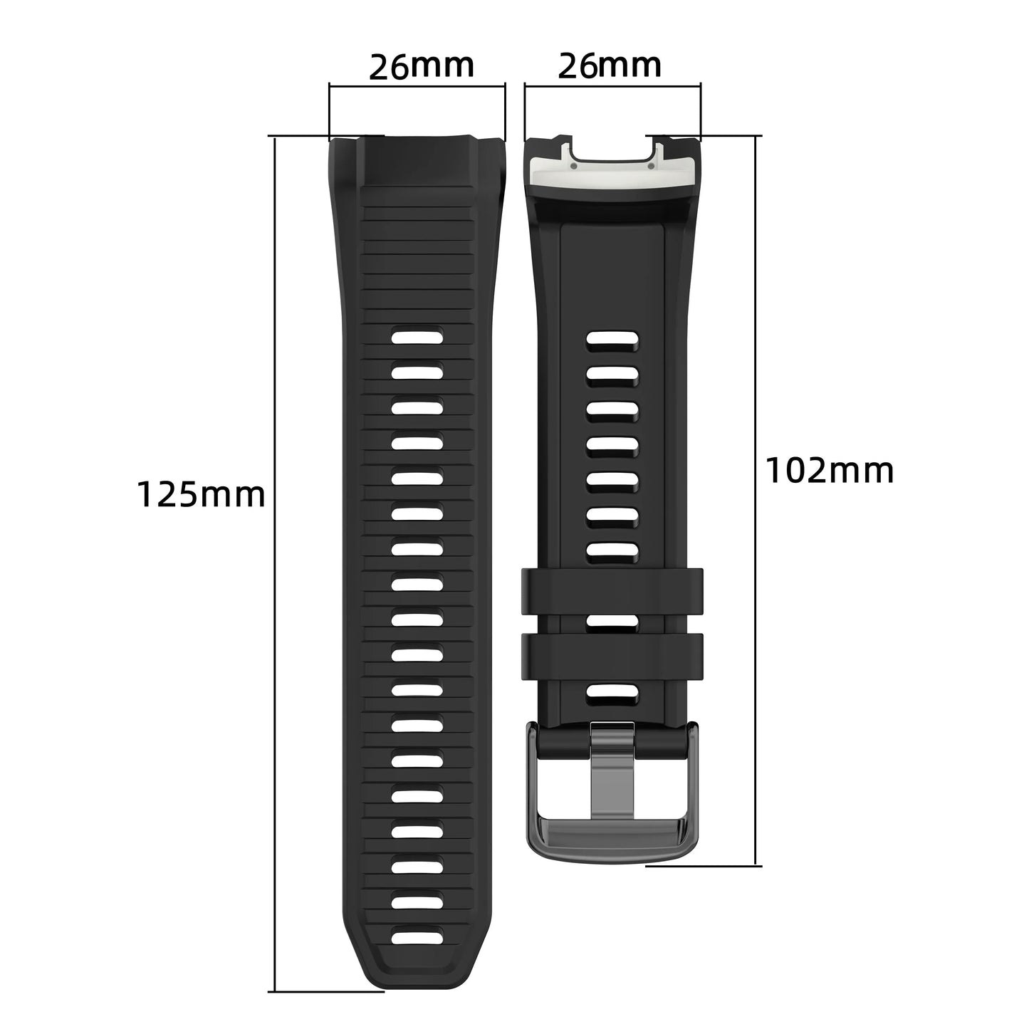 Silicone Strap for the Garmin Instinct 2X Solar Series (available in 4 colours)