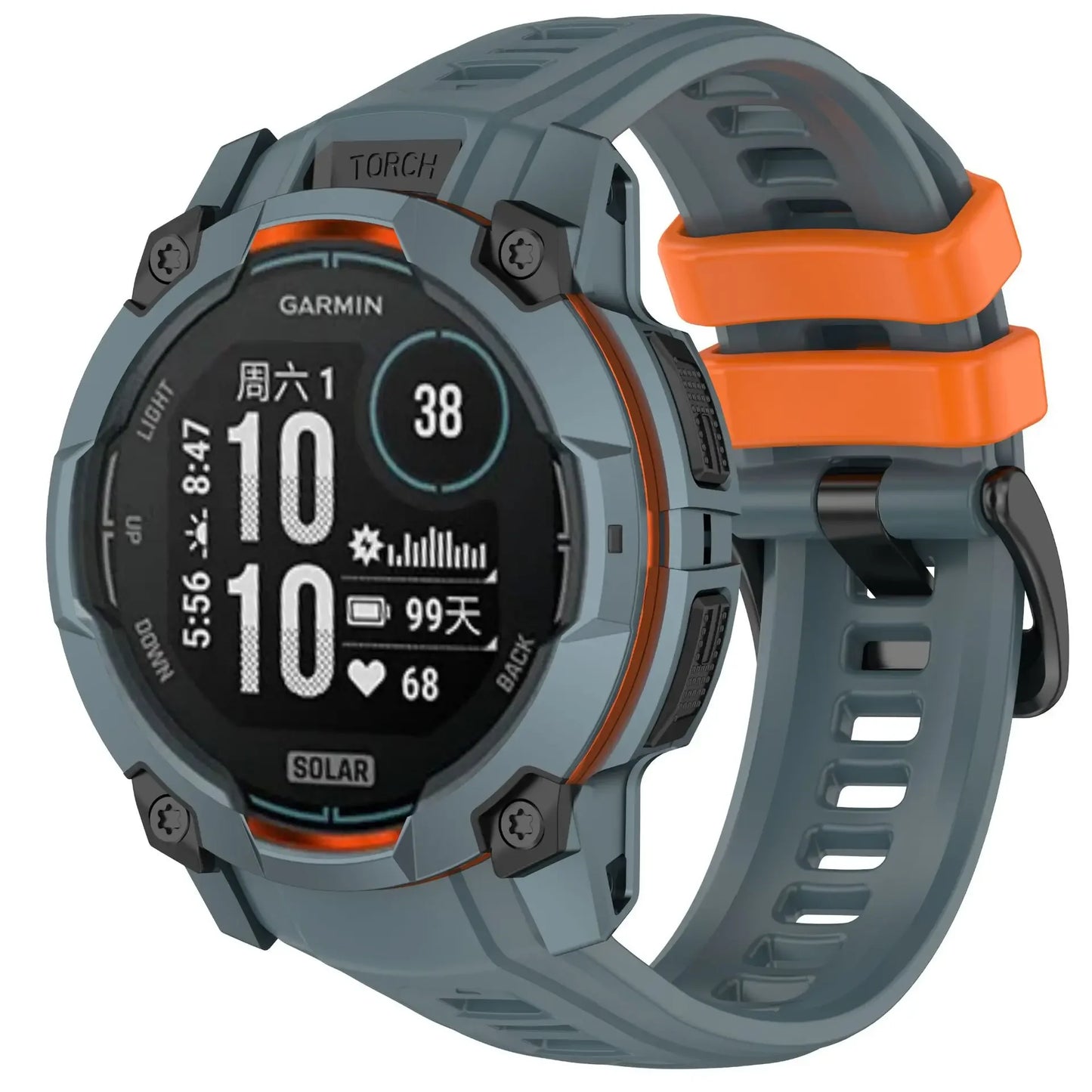 Silicone Strap for the Garmin Instinct 3/3 Solar Series (45 & 50mm) (12 colours available)