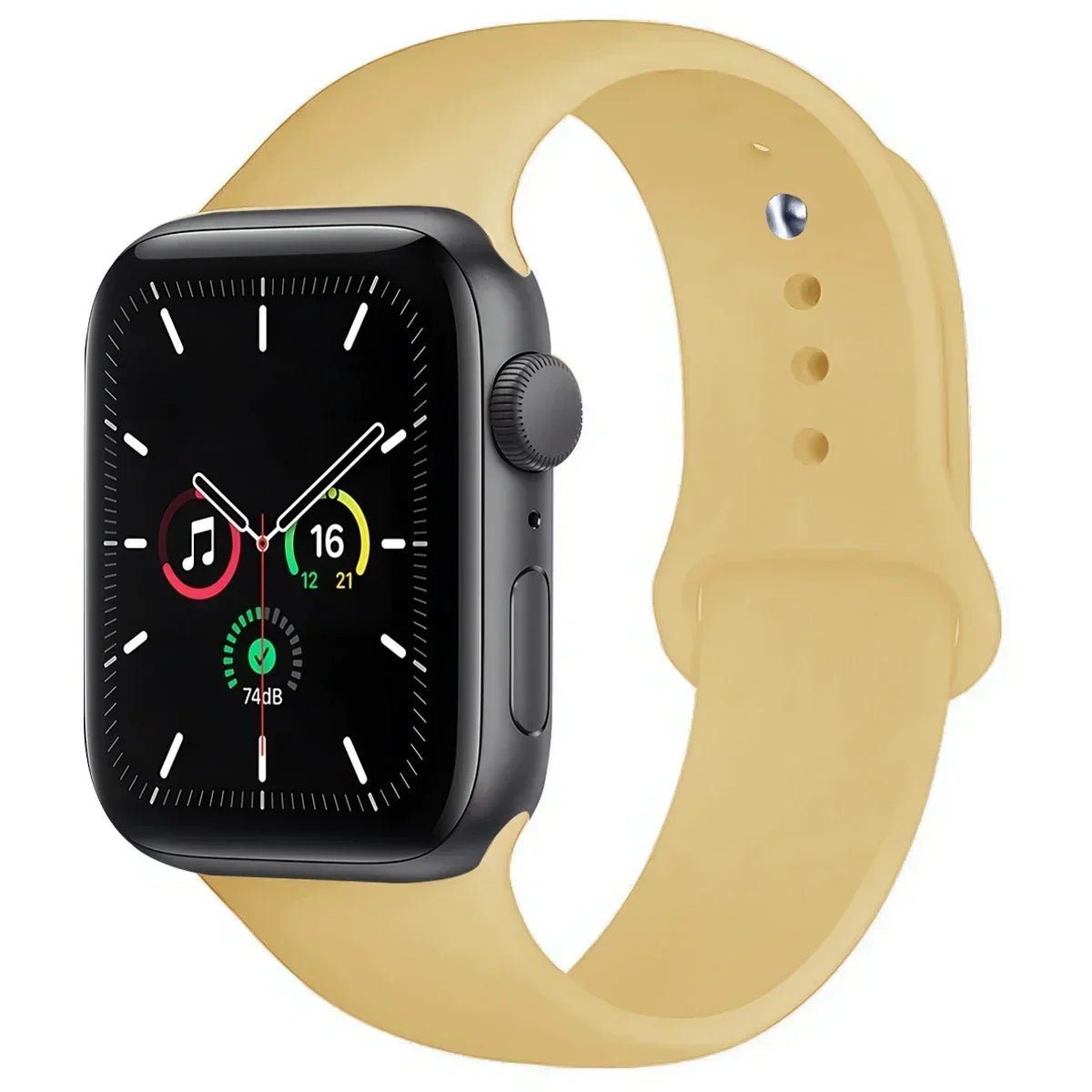 Silicone Replacement Strap for Apple Watch Series (38mm - 42mm) (available in 45 colours)