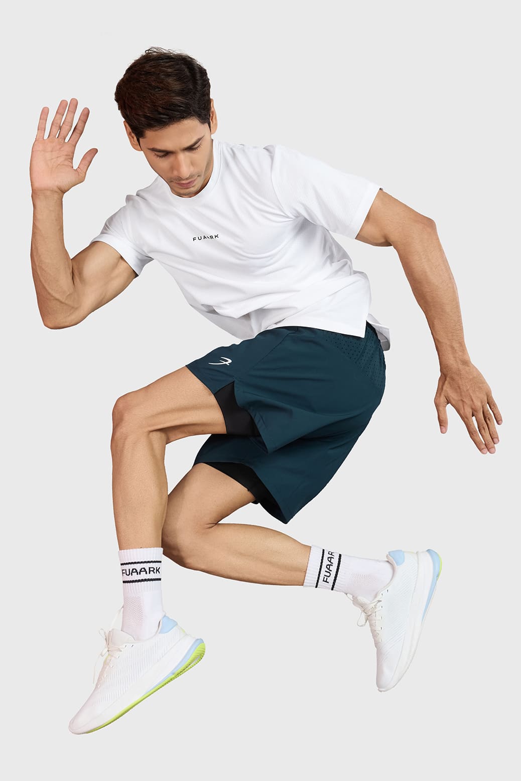 Slate Running T-shirt White