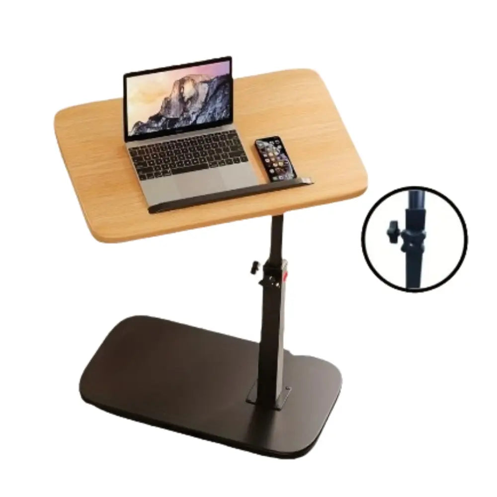 Adjustable Flip-Top Side Table - Wood + Black - SS