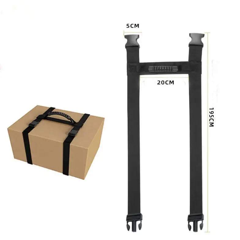 Adjustable Luggage Strap with Handle - C / Luggage Strap - SS