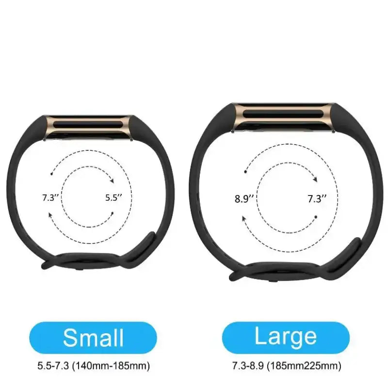 Adjustable Strap for the Fitbit Charge 5/6 (2 sizes & 19 colours available) - TWS