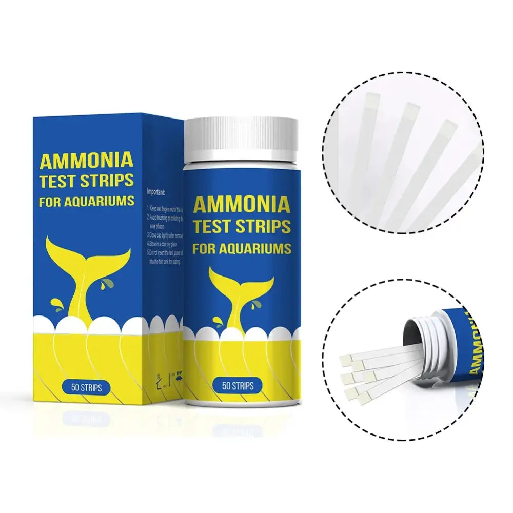 Ammonia Nitrogen Pcs Quick Water Quality Test Strips Aquarium Poisoning Well Being Accurate Specifications Ammonia