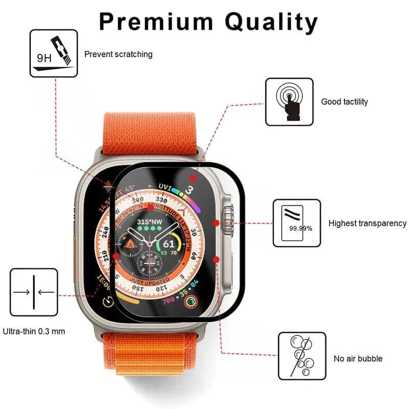 Apple Watch Ultra 2 - Screen Protectors (Pack of 2)