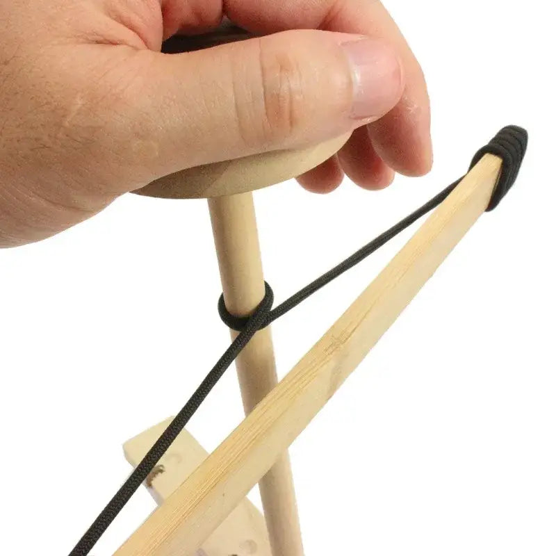 Bow Drill Kit Fire Starter Primitive Wood Survival Practice Friction Fire Tool for Scout Outdoor Activity Teaching
