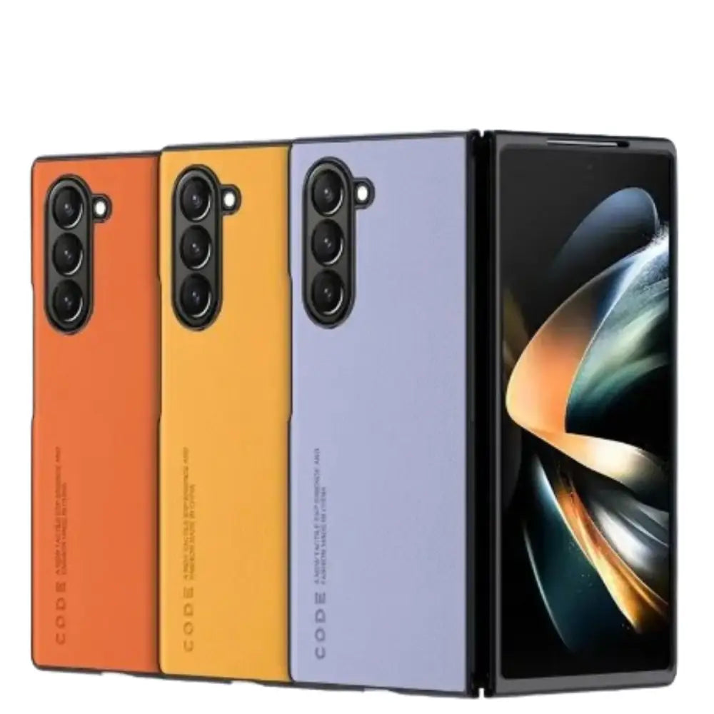 Carbon Fiber & Leather Case for Samsung Galaxy Z Fold 6/5/4/3 - 9eight5