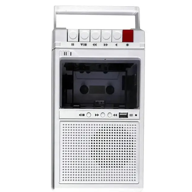 Cassette to USB Flash Converter Player (3 colours available) - Cassette Player / White - SS