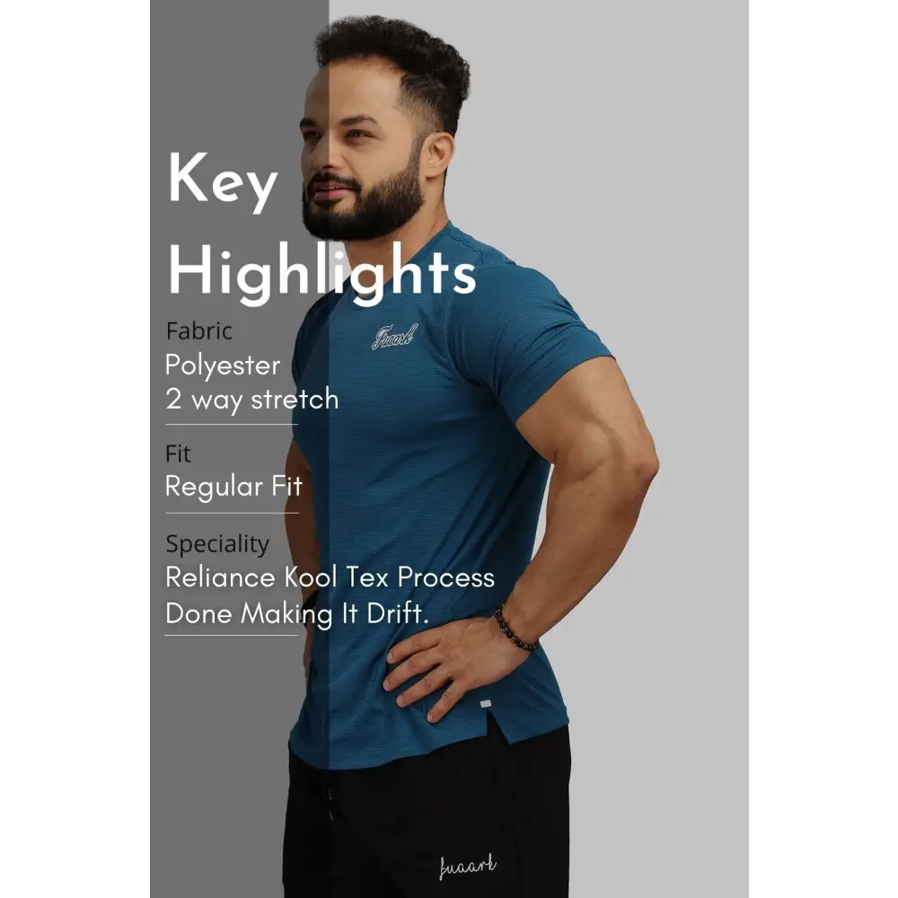 Checks Regular T-shirt Teal