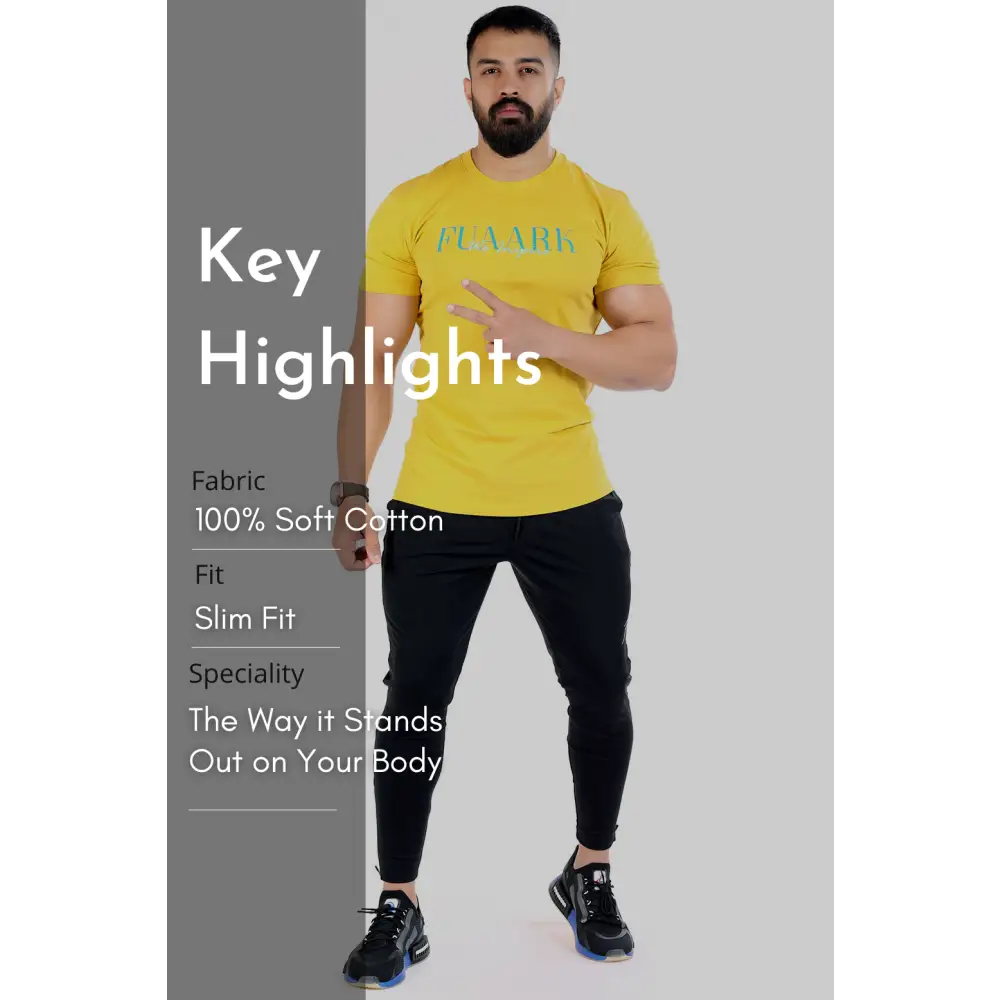 Classic T-shirt Mustard