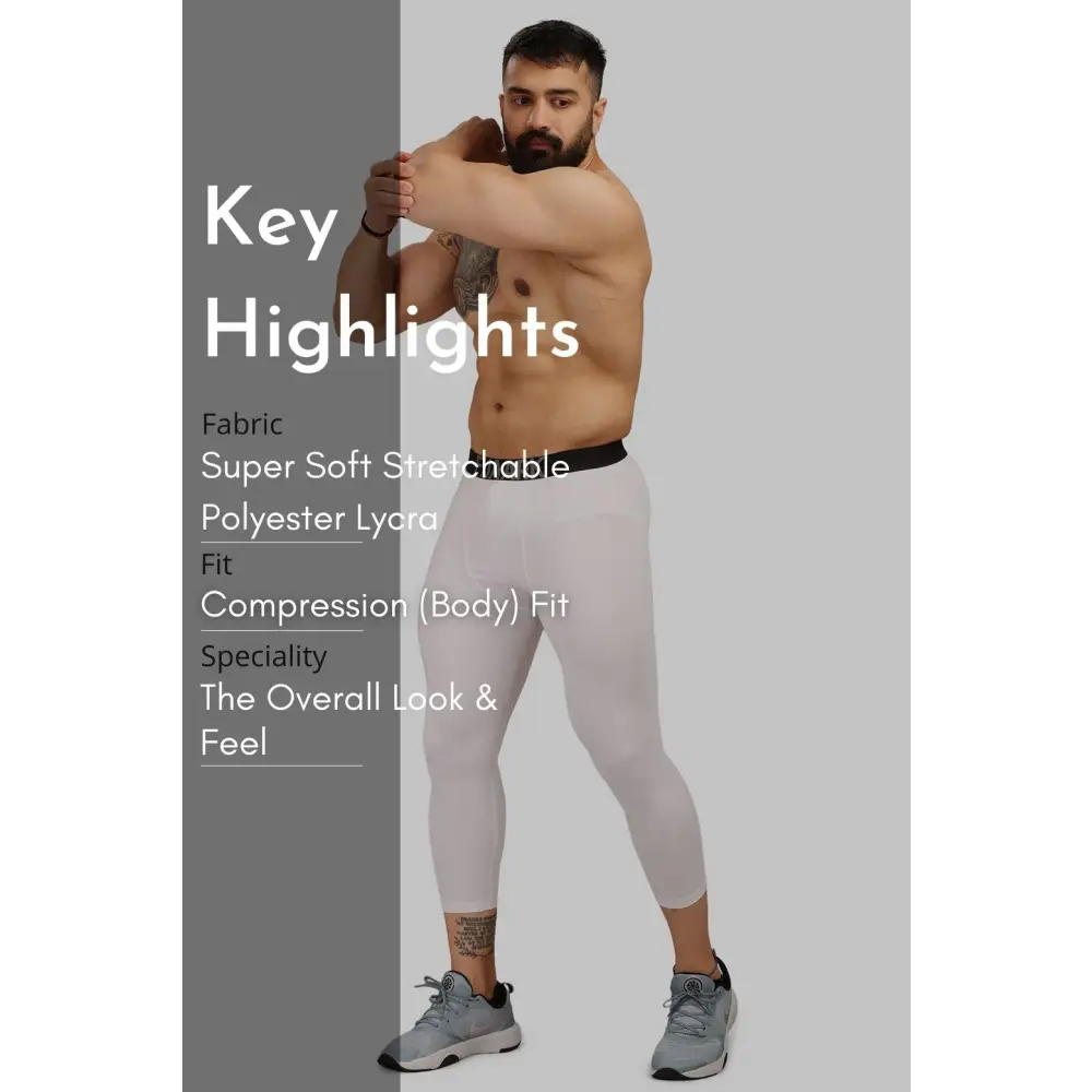 Compression Tights White
