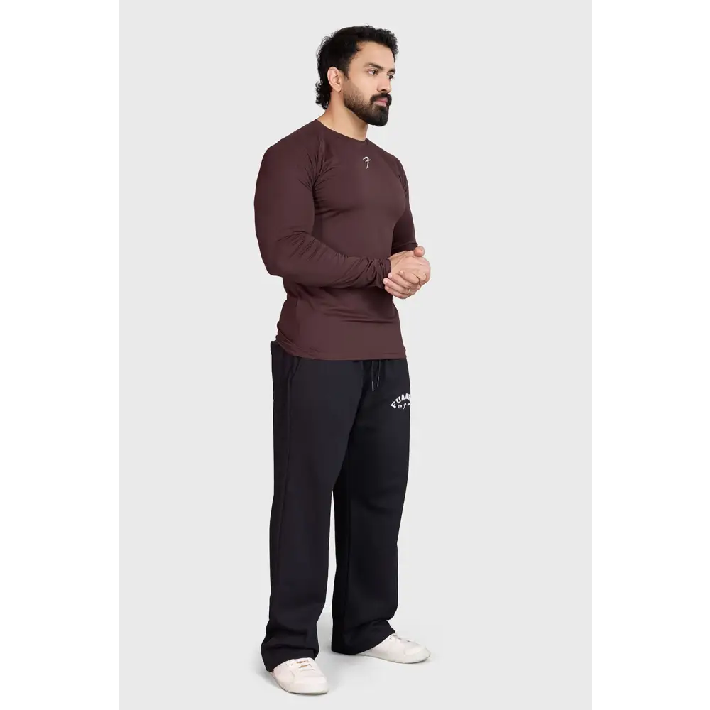 Core Fullsleeves T-shirt Brown - Tshirts