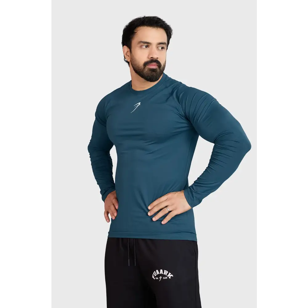 Core Fullsleeves T-shirt Orion Blue - Tshirts