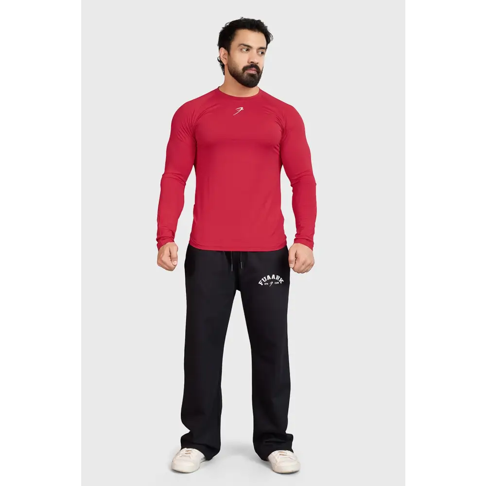 Core Fullsleeves T-shirt Red - Tshirts
