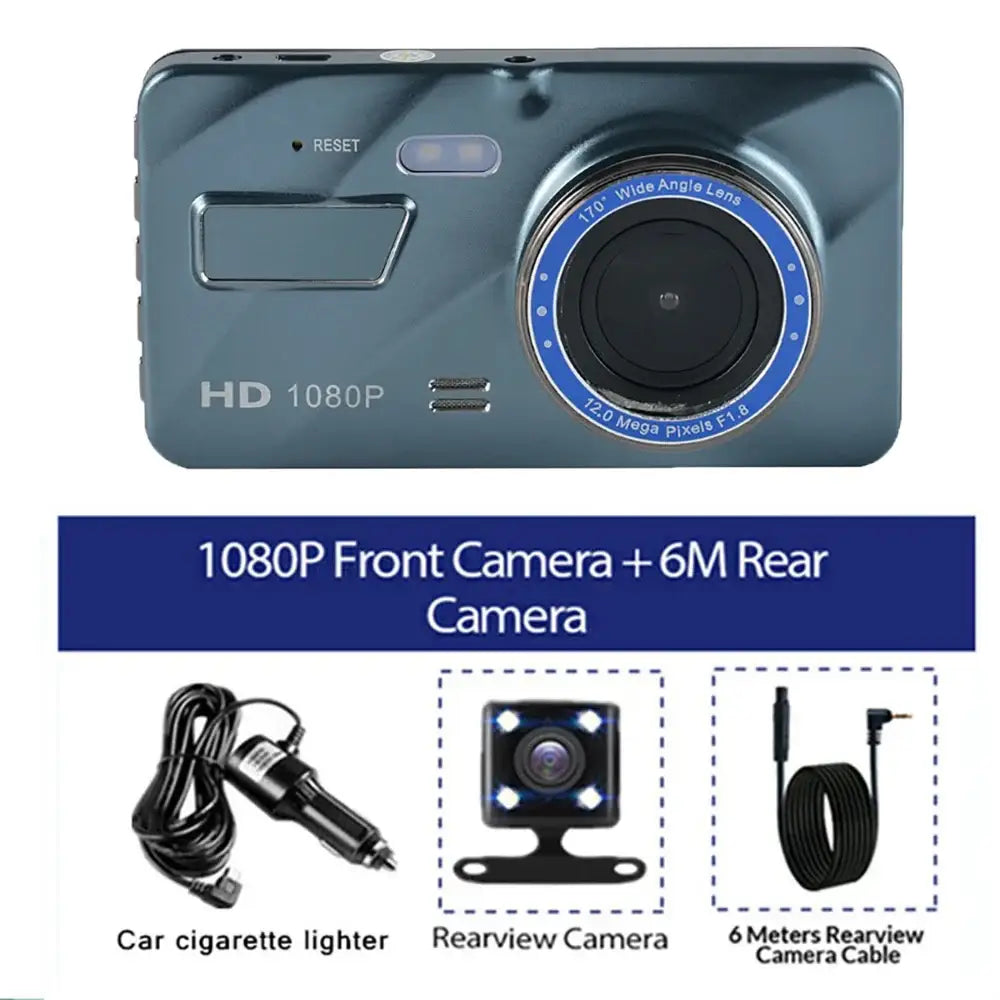 Dash Cam Full HD 1080P Car DVR Rear View Car Camera Video Recorder Car Accessories Night Vision Vehicle Black Box Auto
