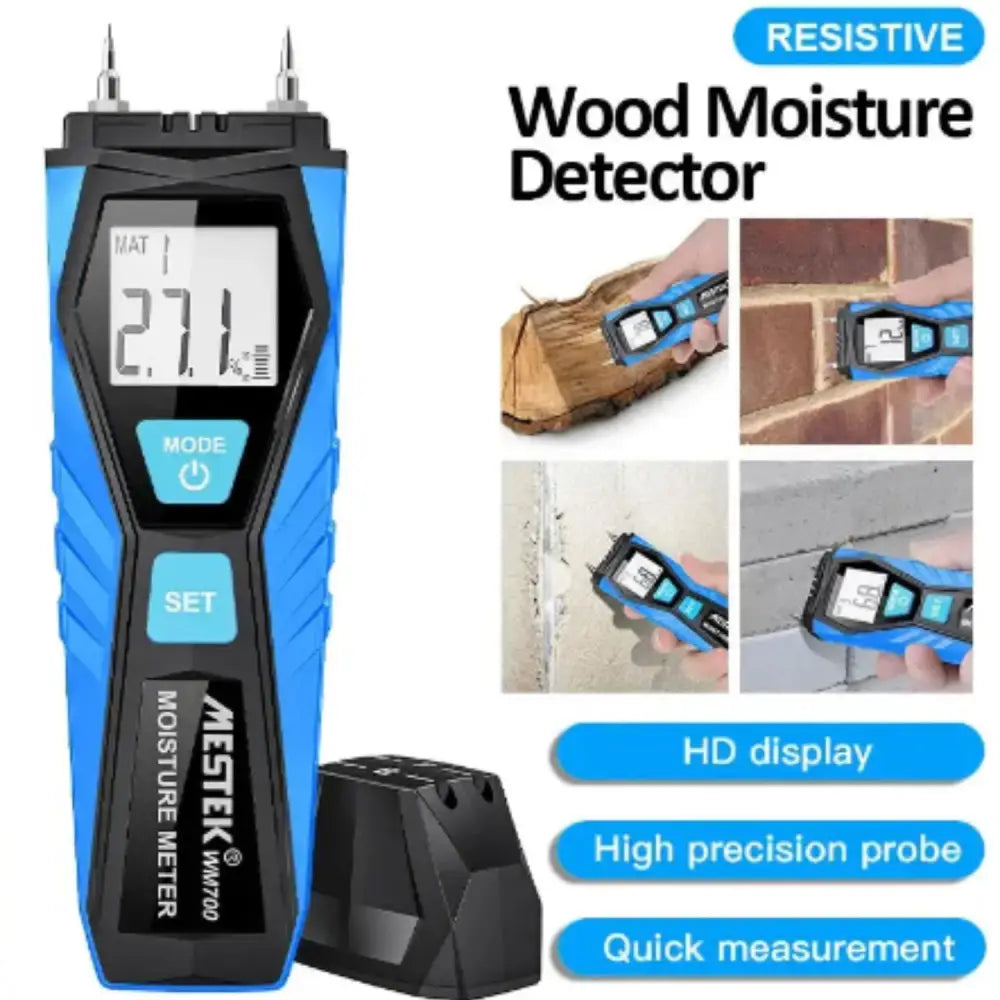 Digital Moisture Meter For Wood Concrete Cement & Brick - WM700