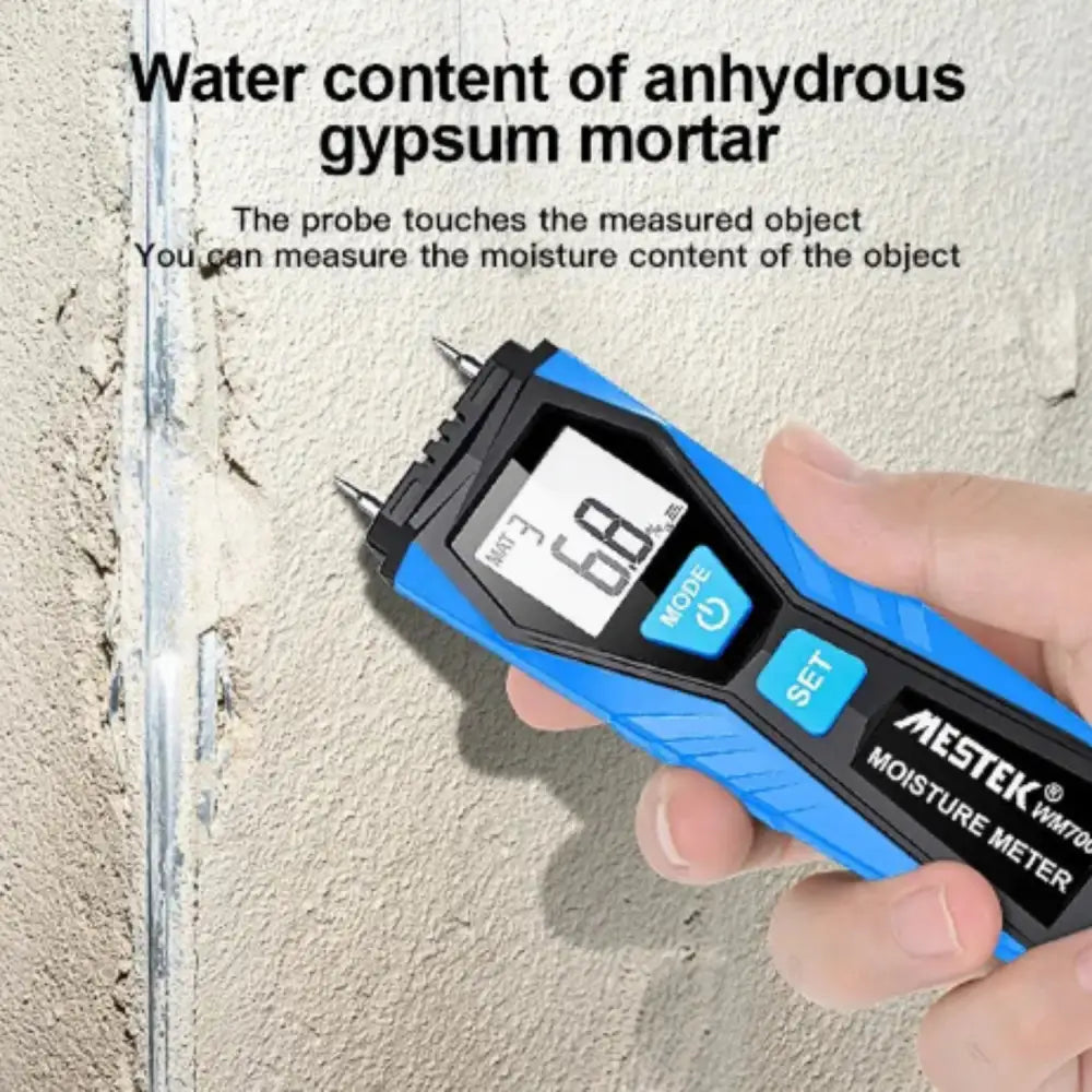 Digital Moisture Meter For Wood Concrete Cement & Brick - WM700