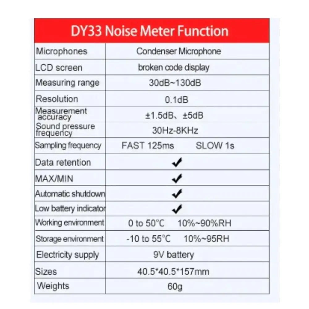Digital Sound Level Meter