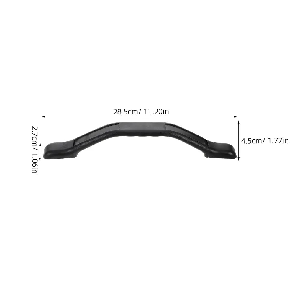 Durable RV / Caravan Entry Grab Handle - Black - HBC