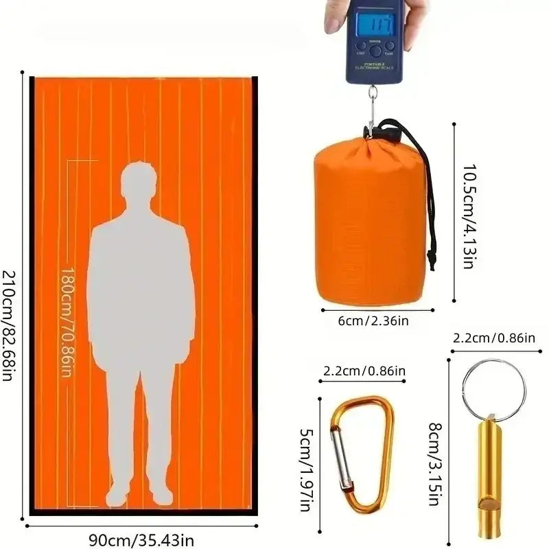 Emergency Sleeping Bag - Orange