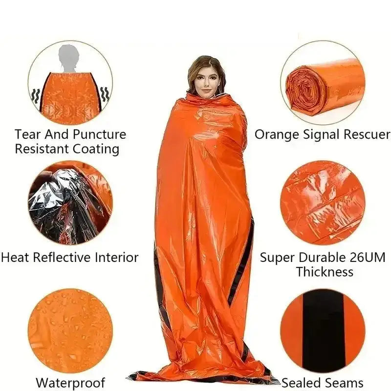 Emergency Sleeping Bag - Orange
