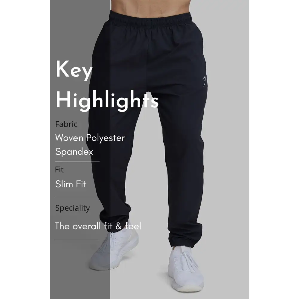Essential Joggers Black - Track