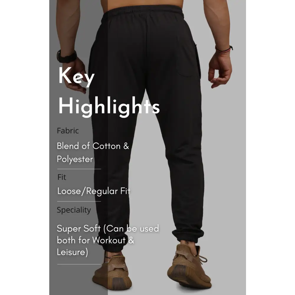 Fall Regular Joggers Black