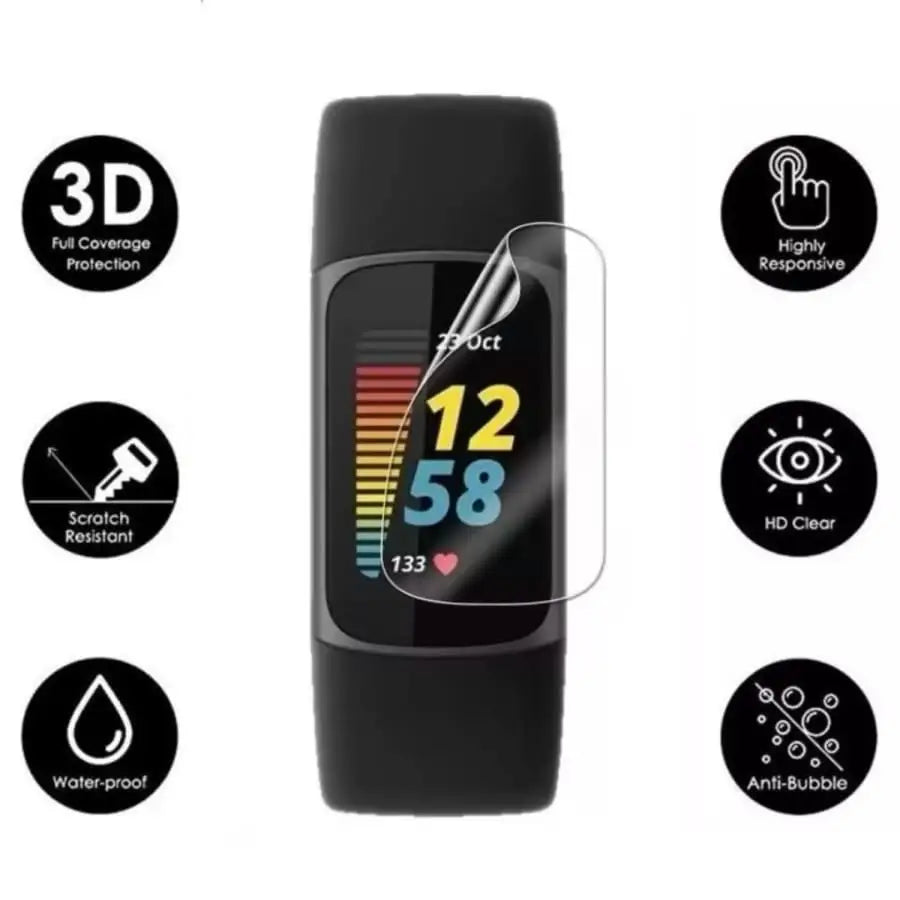 Fitbit Charge 6 - Screen Protectors (Pack of 2)