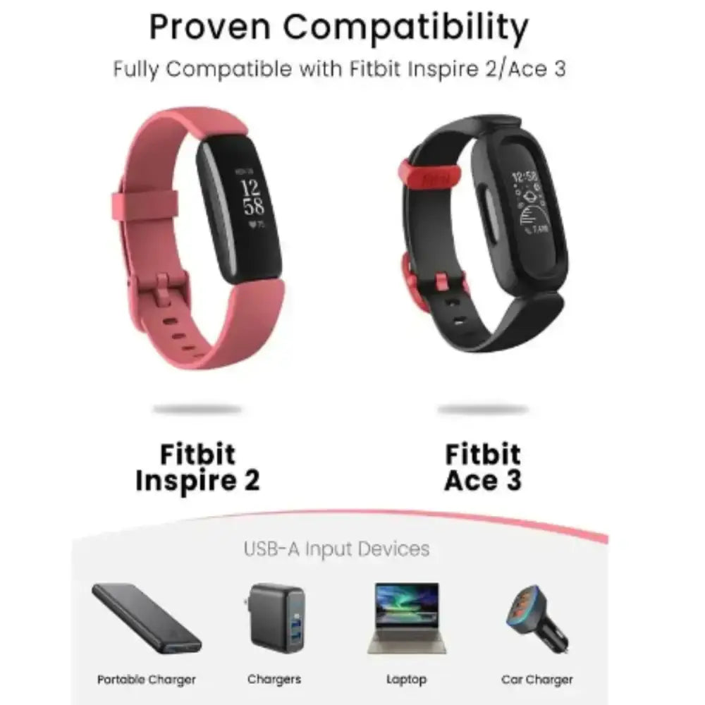Fitbit Inspire 2 / ACE 3 USB Charger Cable