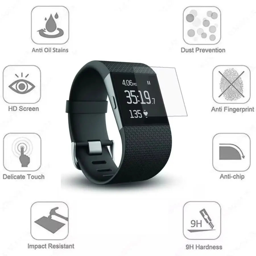 Fitbit Surge - Screen Protectors (Pack of 2) - Watch Screen