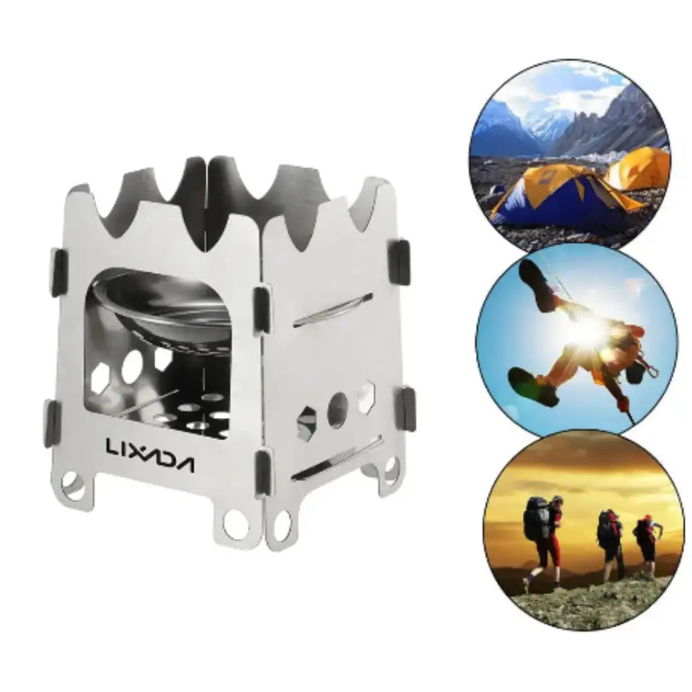 Folding Camping Stove – Ultralight & Portable - SS
