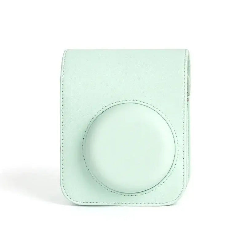 For Instax Mini 12 Camera Case PU Leather Soft Protective Case Trave Bag for Fujifilm Film Camera Bag with Shoulder