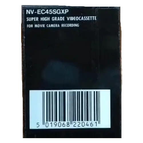 For panasonic hg ec-45 vhs c blank video tape unopened