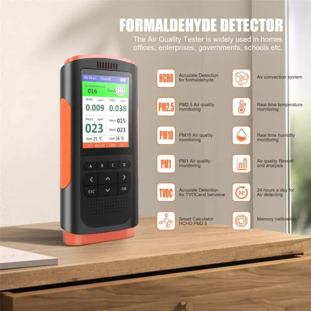Formaldehyde Detector & Air Quality Monitor