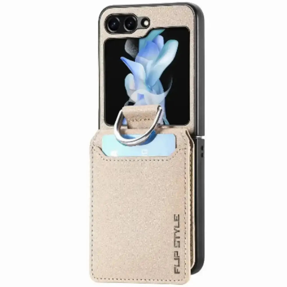 Galaxy Z Flip Series Leather Case (Available in 7 colours) - 9eight5