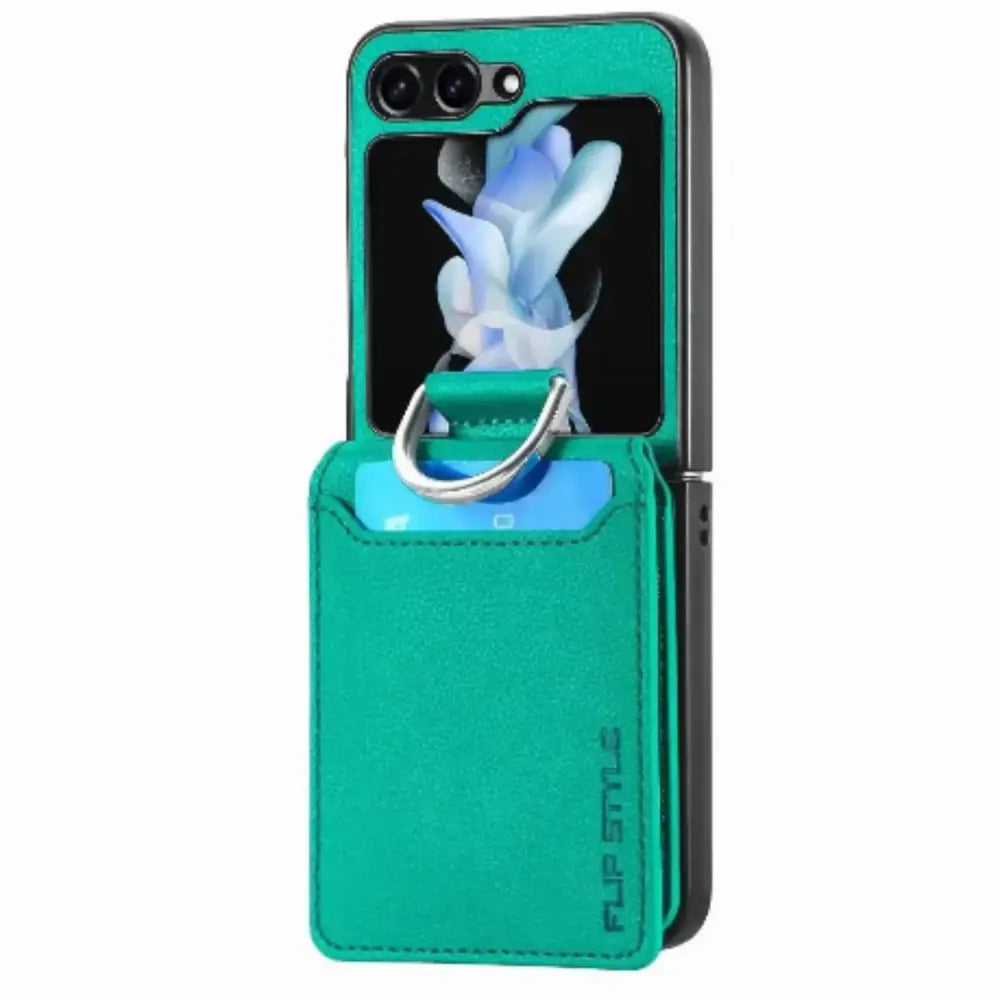 Galaxy Z Flip Series Leather Case (Available in 7 colours) - 9eight5