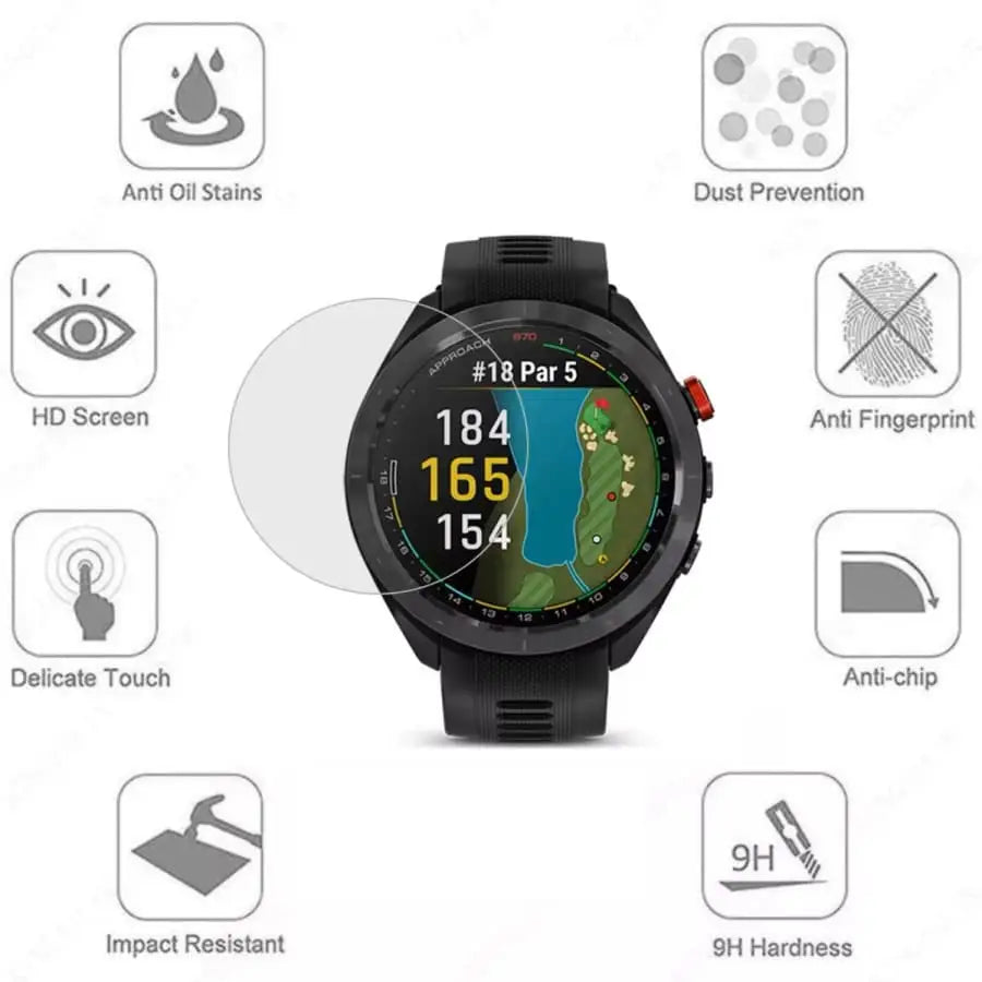 Garmin Approach S62 - Screen Protectors (Pack of 2) - Watch