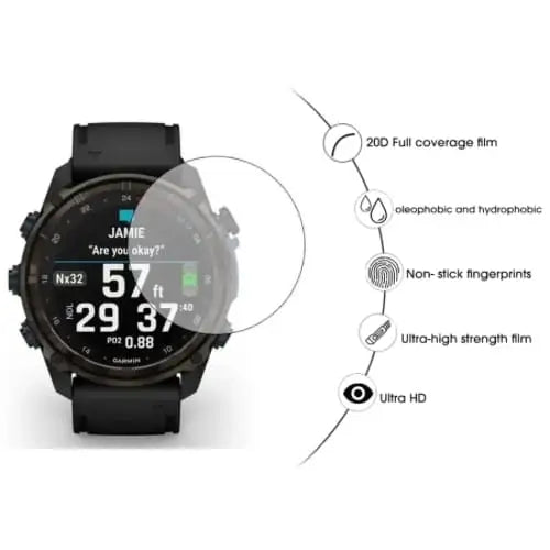Garmin Descent Mk3i (51mm) - Screen Protectors (Pack of 2)