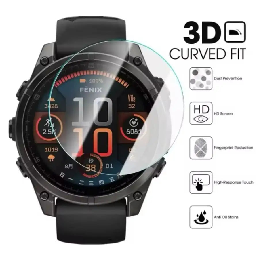Garmin fenix 8 (43mm) Series - Screen Protectors (Pack of 2)