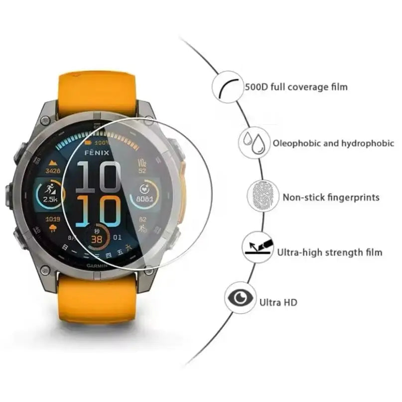 Garmin fenix 8 (47mm) Series - Screen Protectors (Pack of 2)