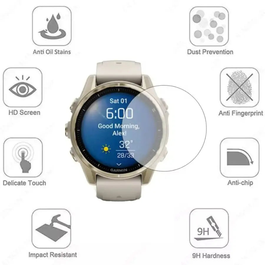 Garmin fenix E (47mm) Series - Screen Protectors (Pack of 2)