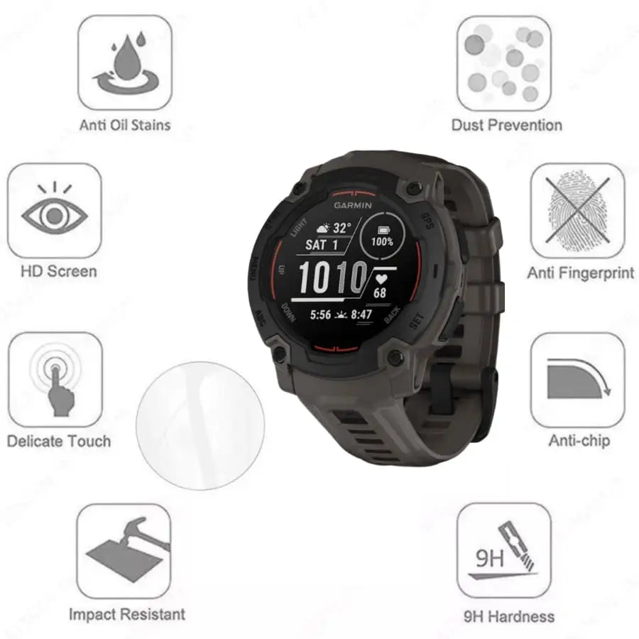 Garmin Instinct E (40mm) - Screen Protectors (Pack of 2)