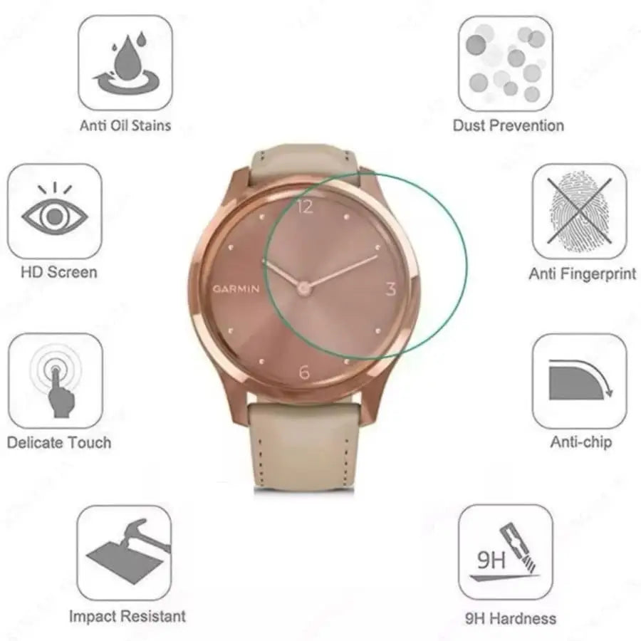 Garmin Vivomove 3S - Screen Protectors (Pack of 2) - Watch
