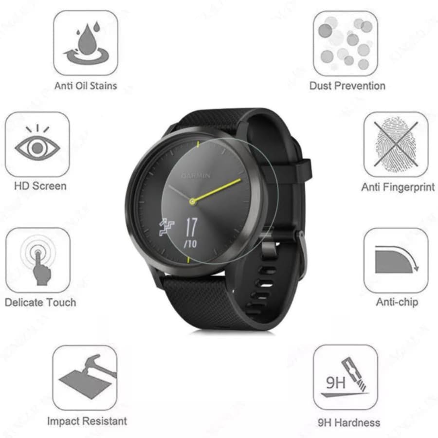 Garmin Vivomove HR - Screen Protectors (Pack of 2) - Watch