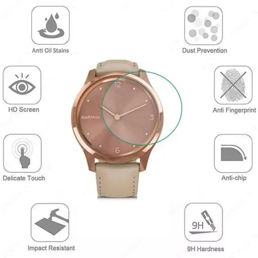 Garmin Vivomove Luxe - Screen Protectors (Pack of 2)